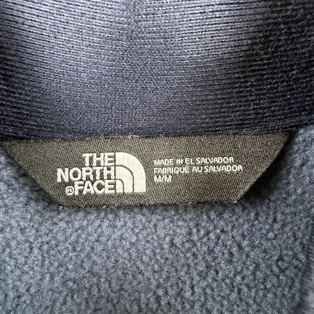 The North Face Jacket Mens Medium Blue Thermal 1/4 Zip Fleece‎ Pullover NF0A7V63